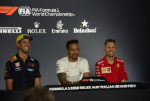 Daniel Ricciardo, Lewis Hamilton, Sebastian Vettel