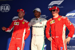 Sebastian Vettel, Lewis Hamilton, Kimi Raikkonen