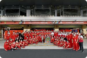 Ferrari team