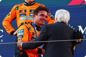 Lando Norris, Bernie Ecclestone