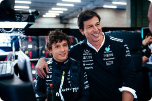 Andrea Kimi Antonelli, Toto Wolff