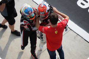 Romain Grosjean, Pierre Gasly, Charles Leclerc