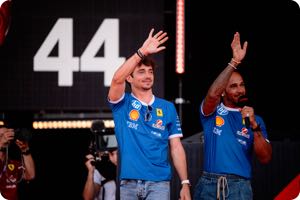 Charles Leclerc, Lewis Hamilton