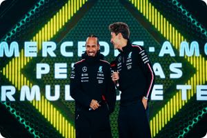 Lewis Hamilton, George Russell