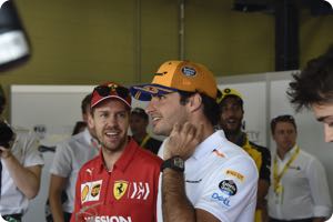 Sebastian Vettel, Carlos Sainz